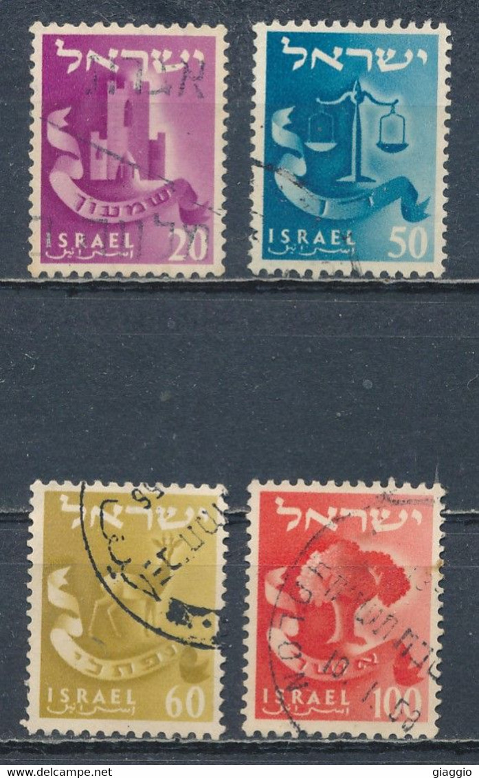 °°° ISRAEL - Y&T N°129/32 - 1957 °°° - Gebruikt (zonder Tabs)