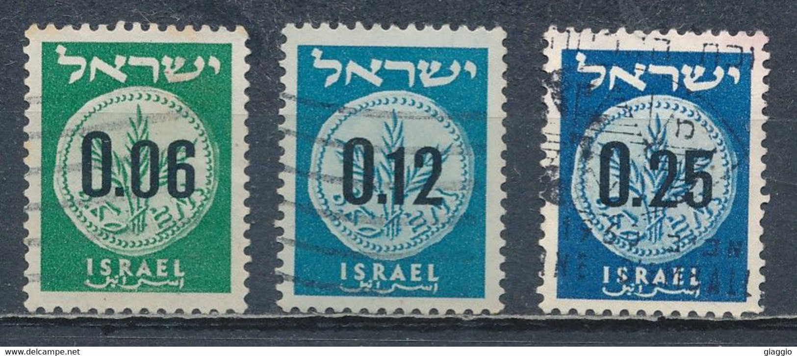 °°° ISRAEL - Y&T N°167/71 - 1960 °°° - Oblitérés (sans Tabs)