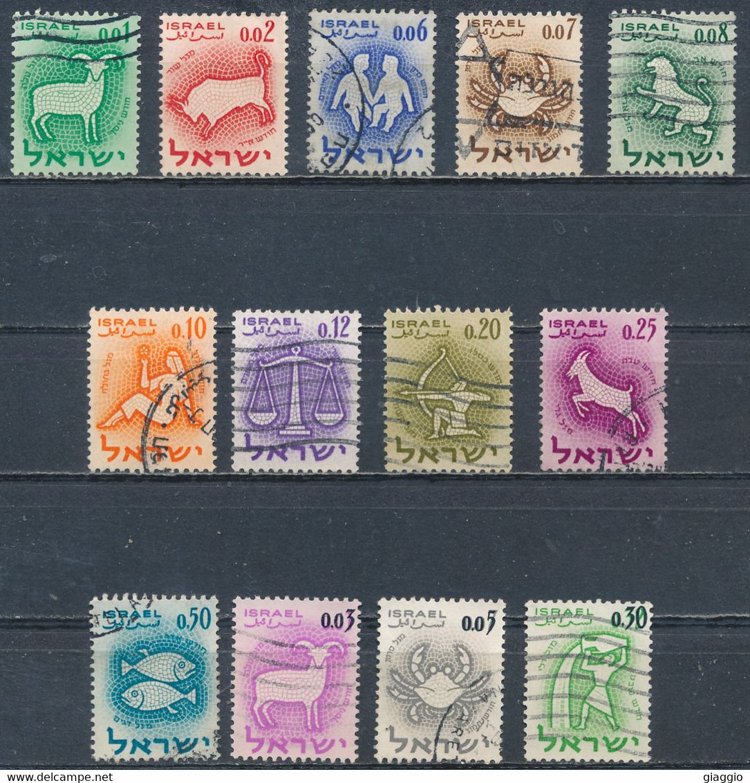 °°° ISRAEL - Y&T N°186/213 - 1961/1962 °°° - Usados (sin Tab)