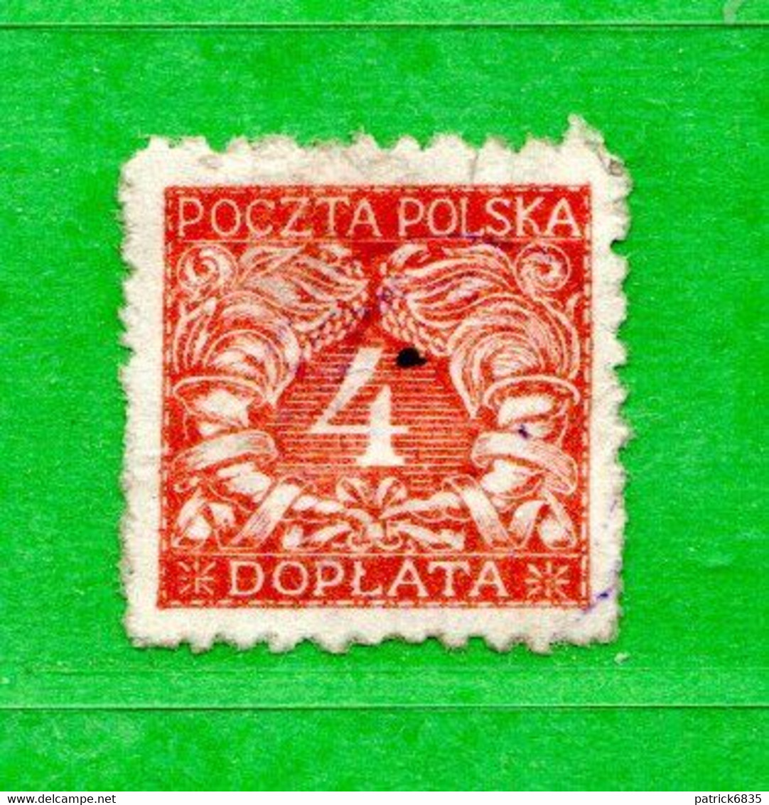 (Us.5) POLONIA ° - TAXE - 1919 -  Yv. 14.  Oblitéré Come Scansione - Portomarken