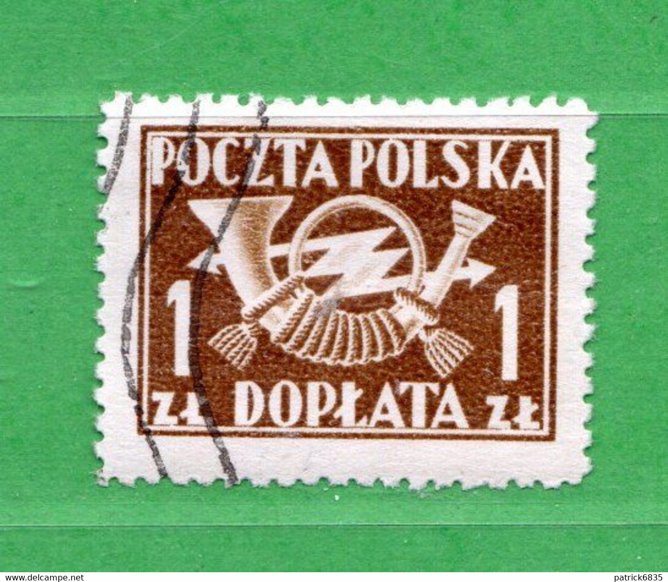 (Us.5) POLONIA ° - TAXE - 1946 -  Yv. 115.  Oblitéré Come Scansione - Portomarken