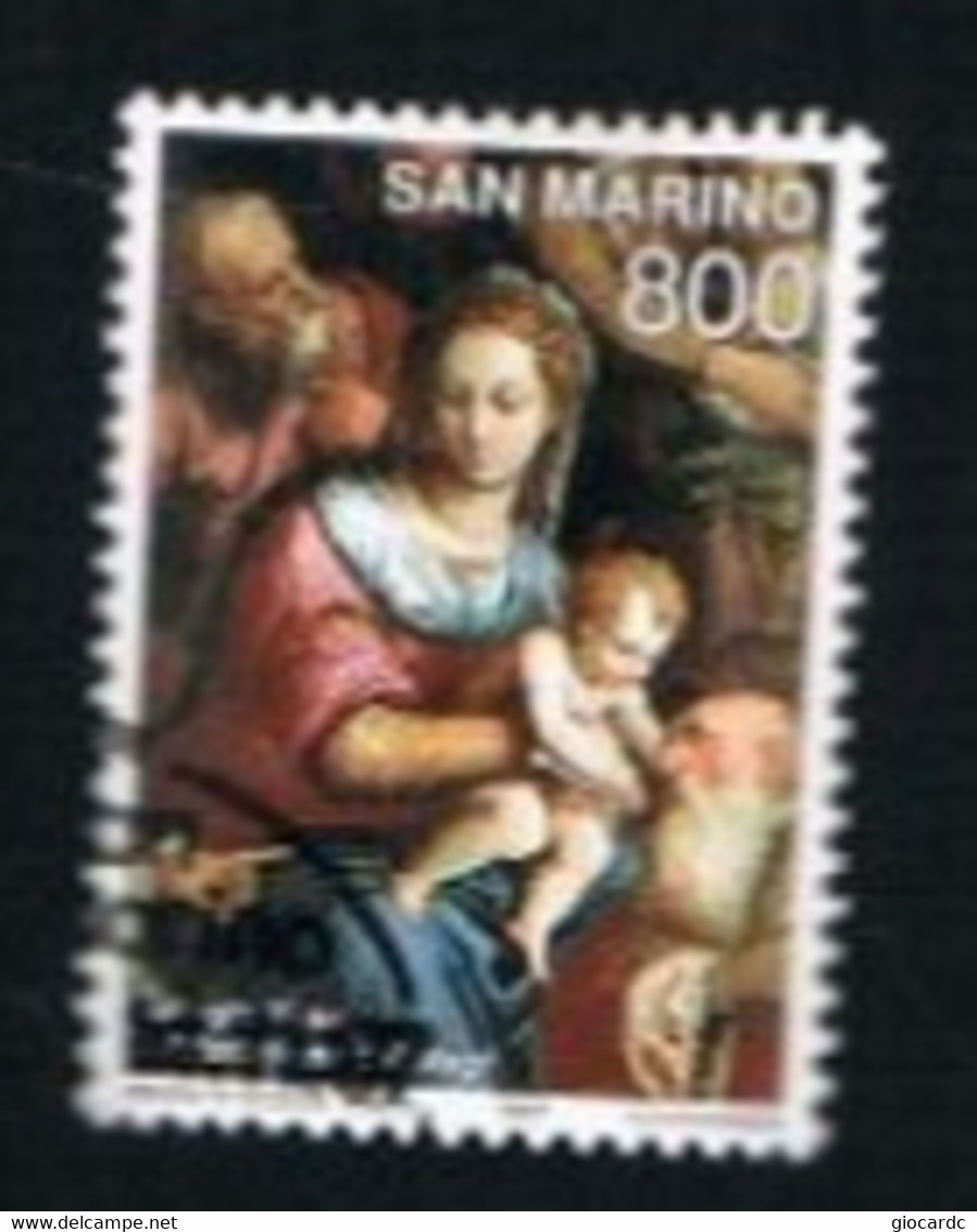 SAN MARINO - UN 1595 - 1997  NATALE - USED° - Gebraucht