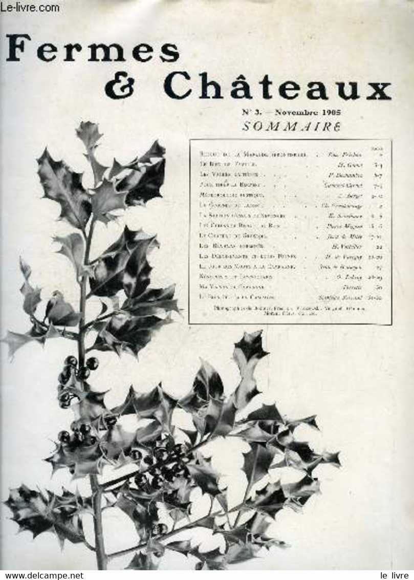 Fermes & Chateaux N° 3 - Retour De La Maraude Par Em. Fréchon, Le Bien De Famille Par H. Gomot, Les Vaches Laitières Par - Moto