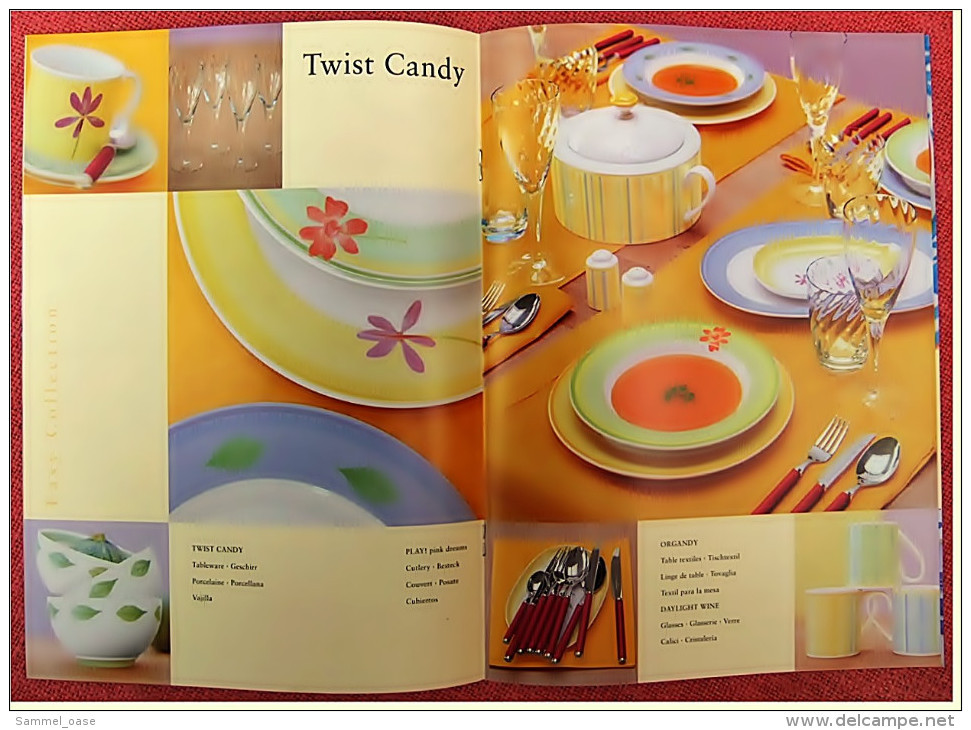 5 X Villeroy & Boch Prospekt Ca. 2003  -  Sohony Waschbecken - Loop Möbel Waschtische  - Geschirr Easy Collection - Catalogues