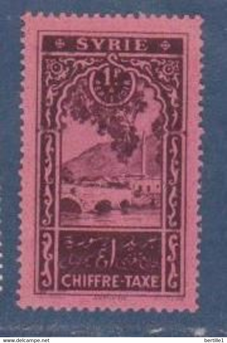 SYRIE     N°  YVERT  TAXE 33   NEUF AVEC CHARNIERES      ( CHAR   05/43 ) - Timbres-taxe