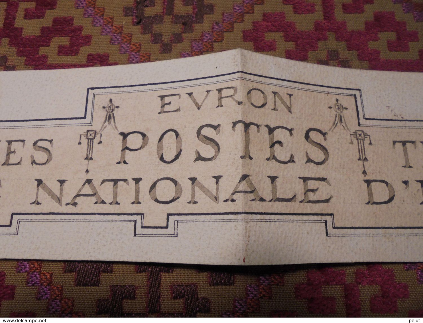 Evron, Mayenne, Maquette "télégraphe Postes Téléphones- Caisse Nationale D'Epargne" - Andere Pläne