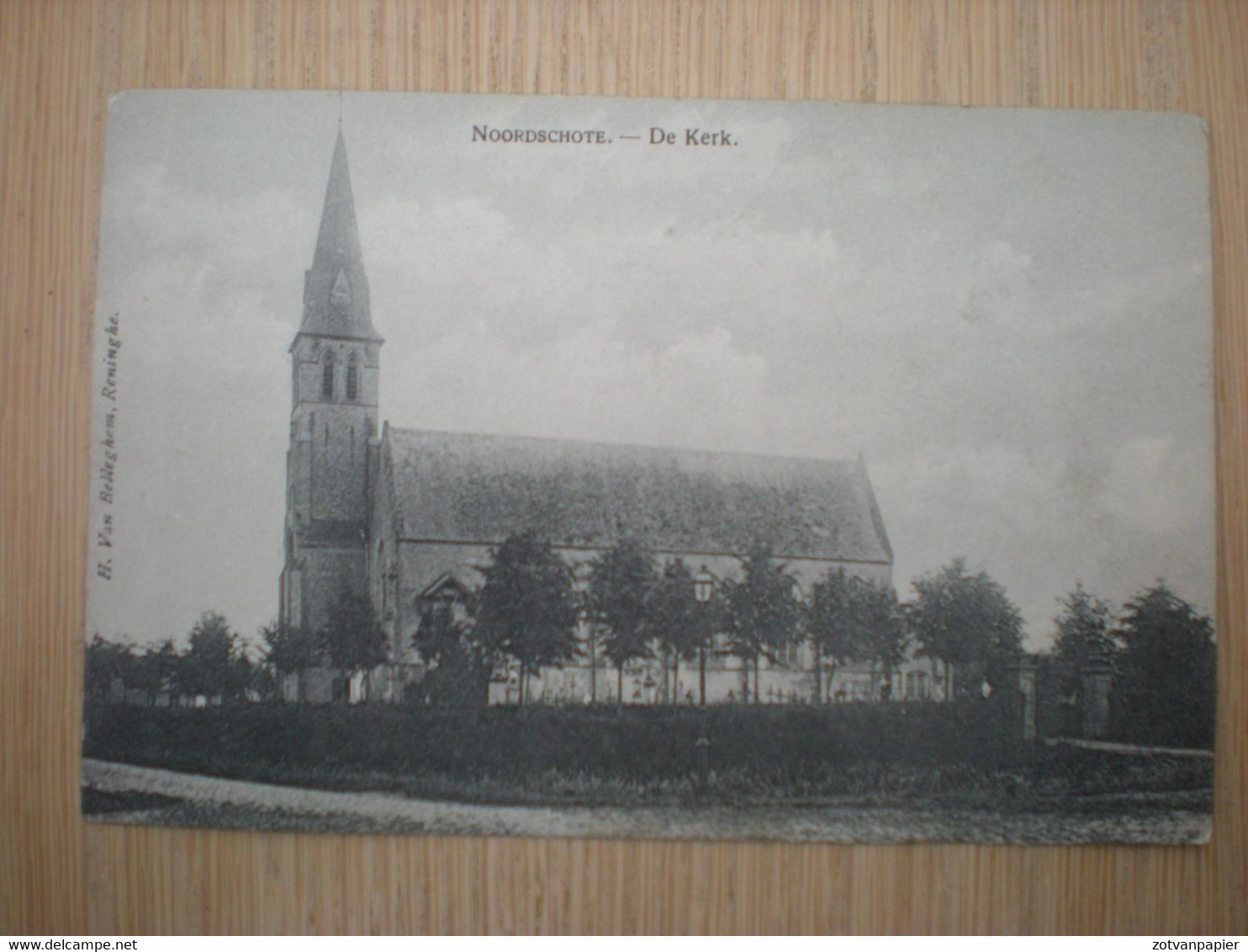 Noordschote - Kerk - Uitgever Van Belleghem - Lo-Reninge