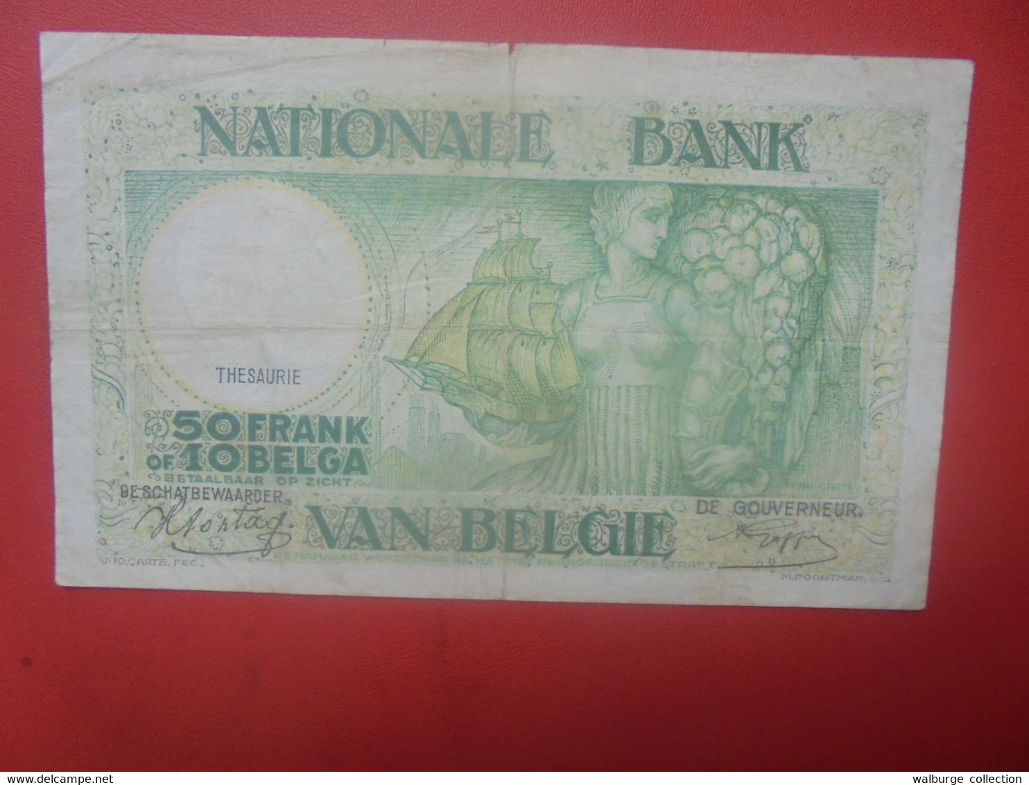 BELGIQUE 50 Francs 1942 Circuler (B.27) - 50 Francs