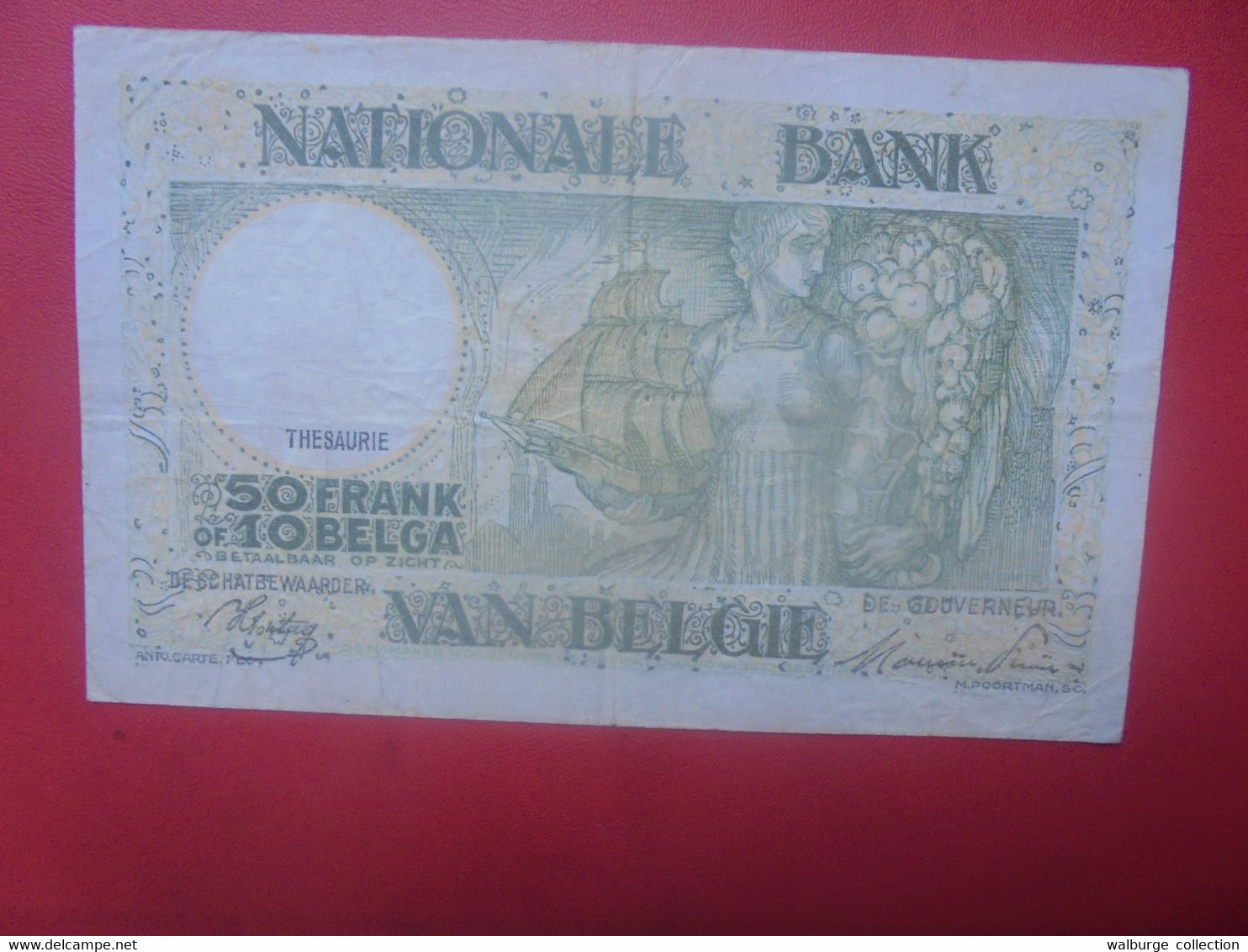 BELGIQUE 50 Francs 1944 Circuler (B.27) - 50 Francs