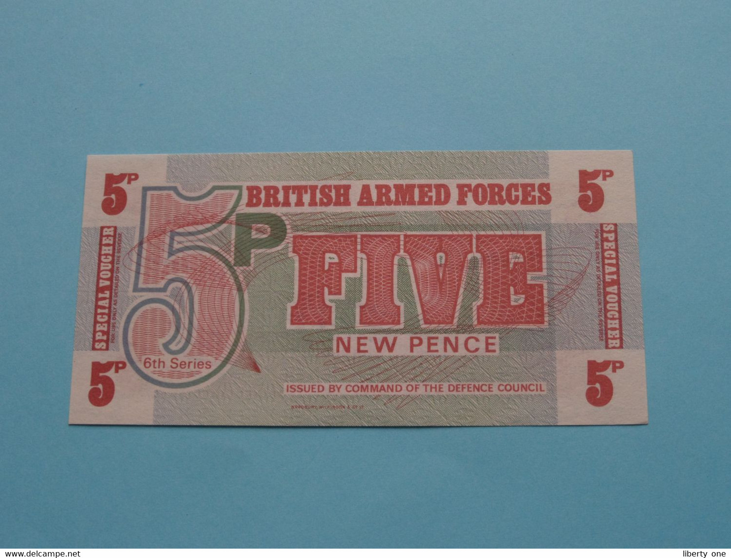 5 New Pence > BRITISH ARMED FORCES > 6th Series ( For Grade, Please See SCANS ) UNC ! - Fuerzas Armadas Británicas & Recibos Especiales