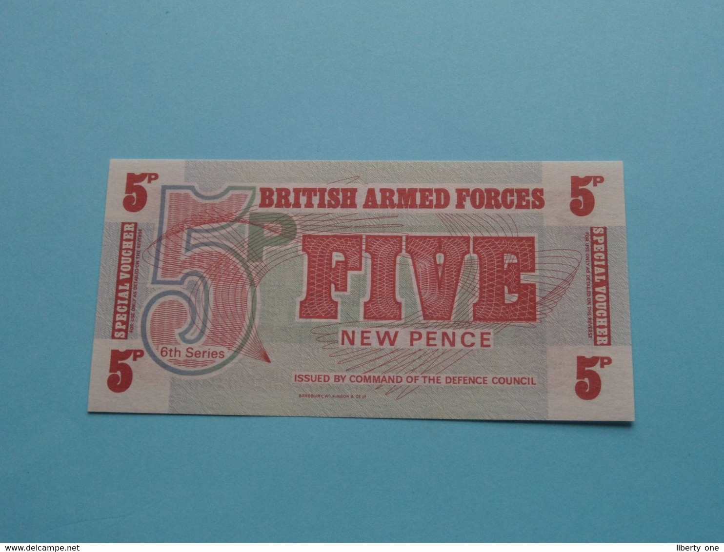 5 New Pence > BRITISH ARMED FORCES > 6th Series ( For Grade, Please See SCANS ) UNC ! - British Armed Forces & Special Vouchers