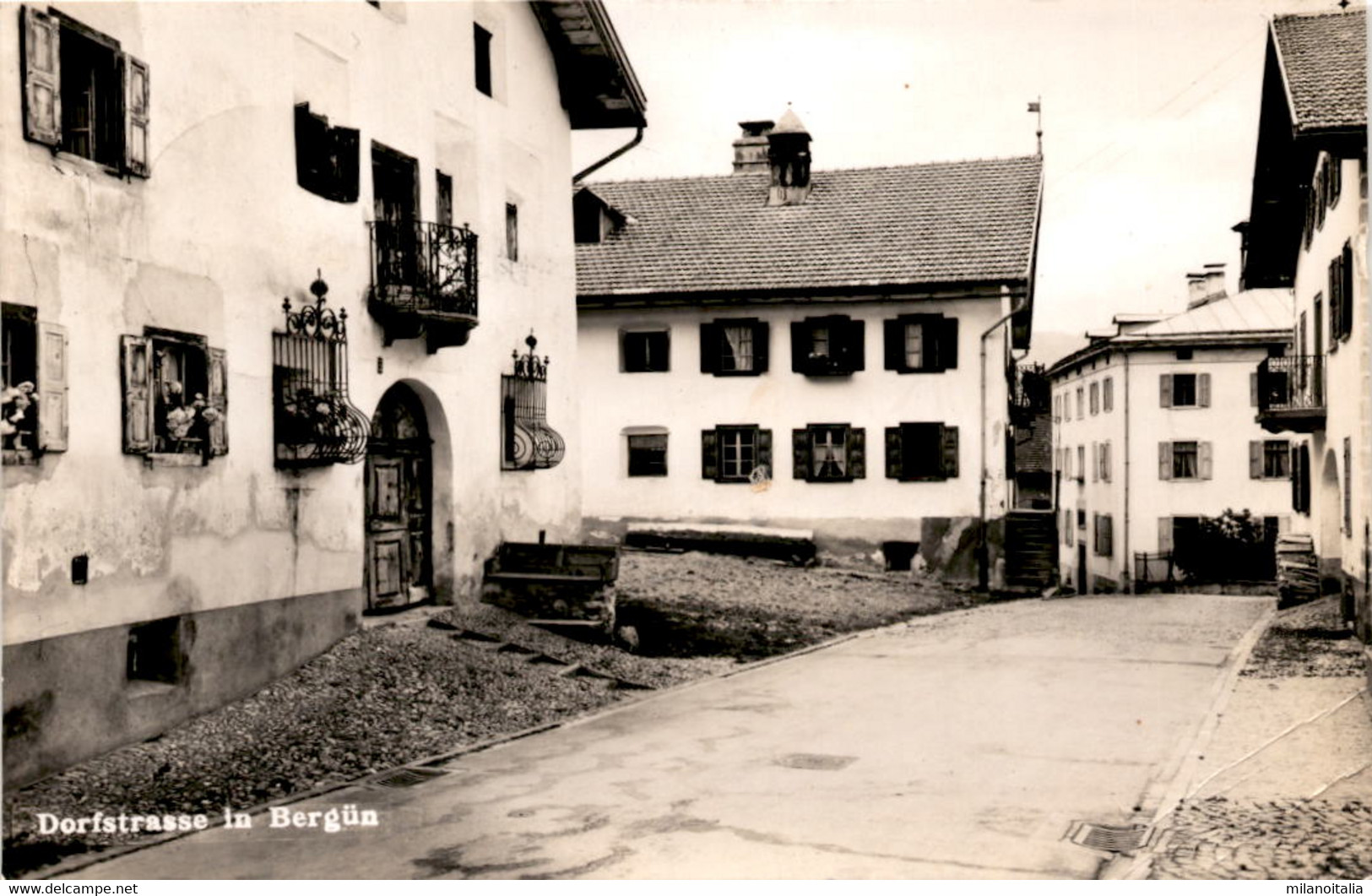 Dorfstrasse In Bergün * 31. 8. 1956 - Bergün/Bravuogn