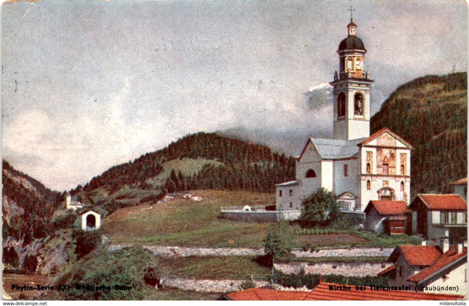 Kirche In Tiefencastel (Graubünden) * 31. 10. 1911 - Tiefencastel