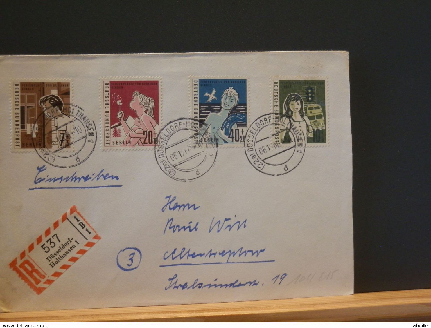 101/815  LETTRE  ALLEMAGNE/BERLIN 1960 - Briefe U. Dokumente