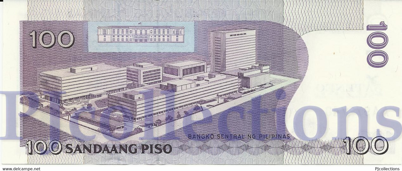 PHILIPPINES 100 PISO 2011 PICK 212 UNC PREFIX "AA" - Philippines