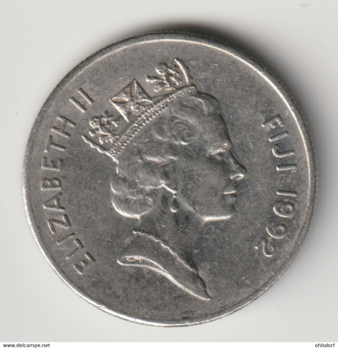 FIJI 1992: 10 Cents, KM 52a - Fiji