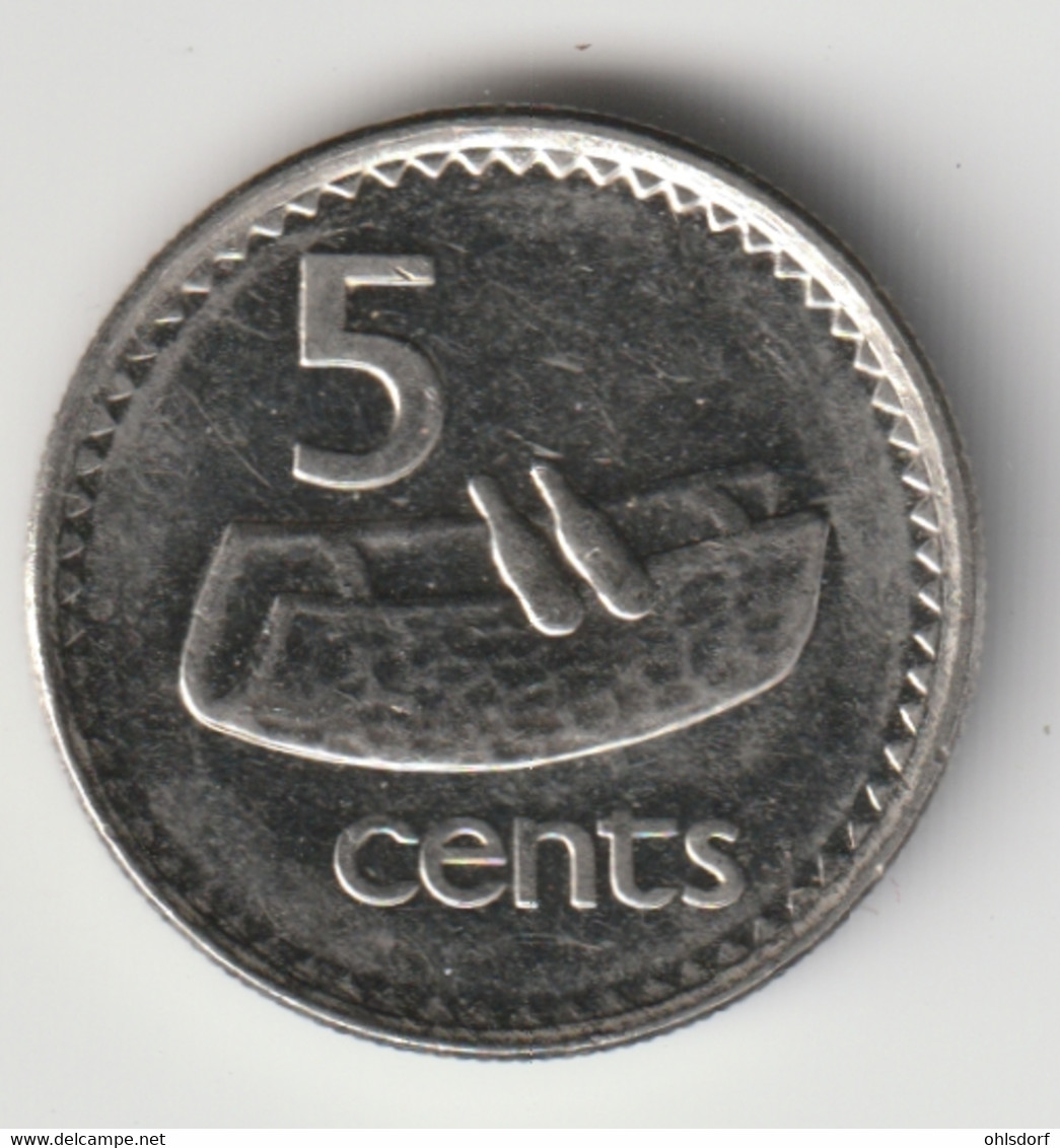 FIJI 2000: 5 Cents, KM 51a - Fidji