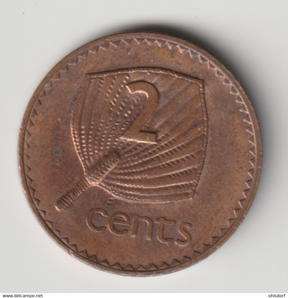 FIJI 2001: 2 Cents, KM 50a - Figi