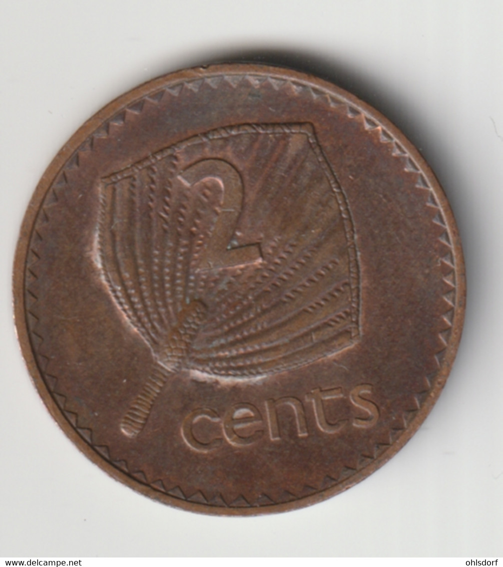 FIJI 2001: 2 Cents, KM 50a - Fiji