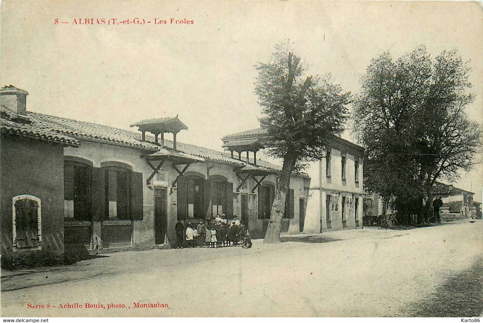 Albias * Route Et Les écoles * Groupe Scolaire - Albias