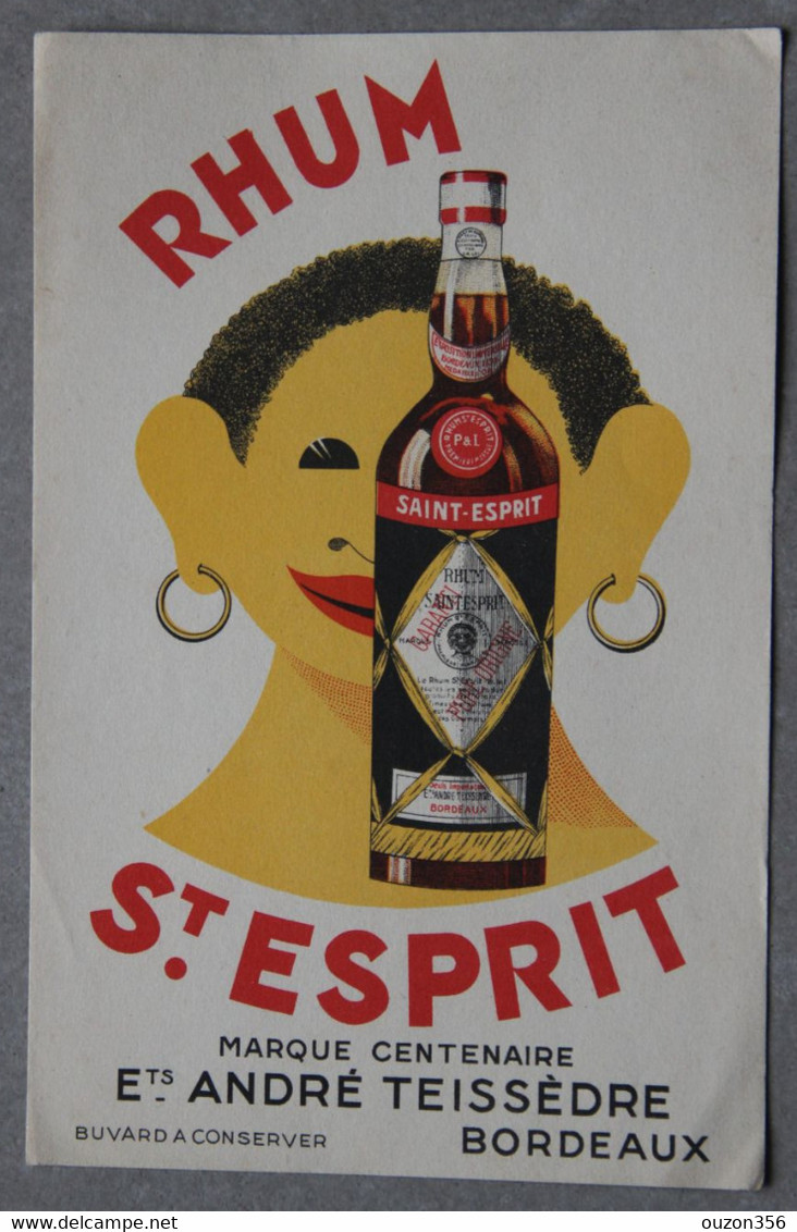 Buvard, Rhum St-Esprit, Ets André Teissèdre à Bordeaux (Gironde) - Drank & Bier