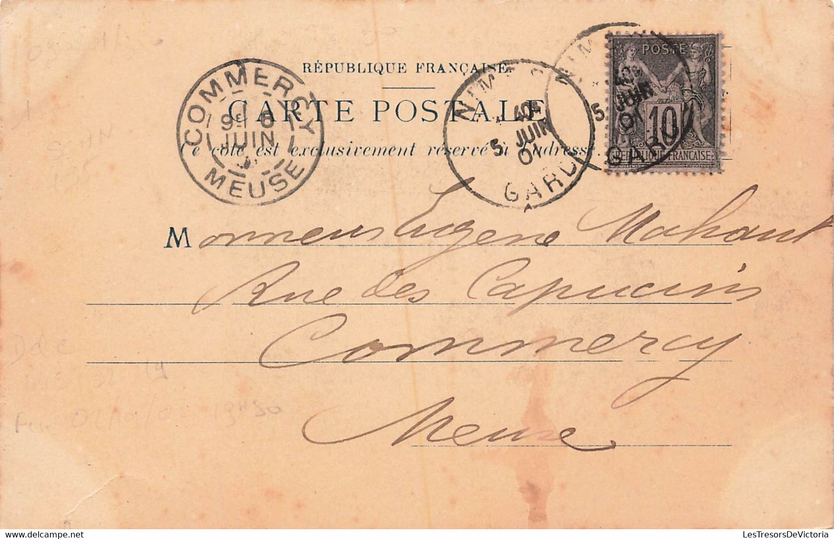 CPA CORRIDA - Courses De Taureaux - Une Pique - Charles Bernheim - 1901 - Carte Precurseur - Stierkampf