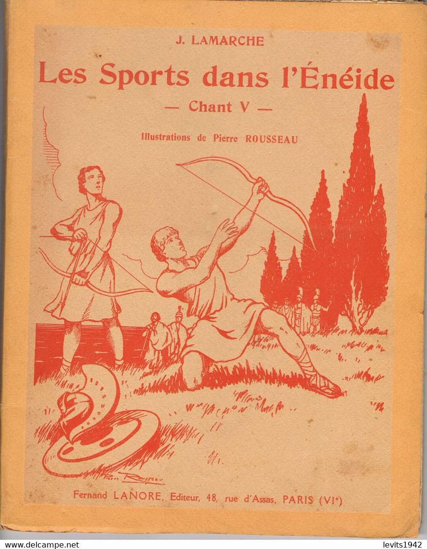 LIVRE - LES SPORTS DANS L'ENEIDE - 1937 - - Livres