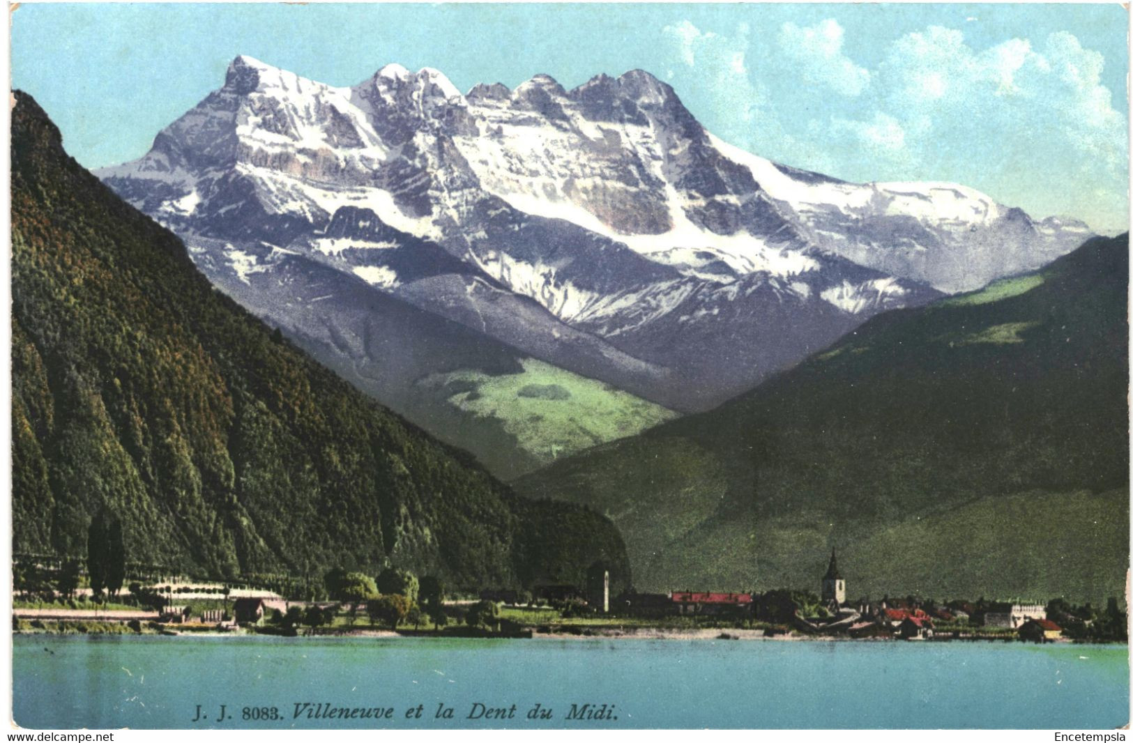 CPA Carte Postale Suisse  Villeneuve Et Les Dents Du Midi  VM60223 - Villeneuve