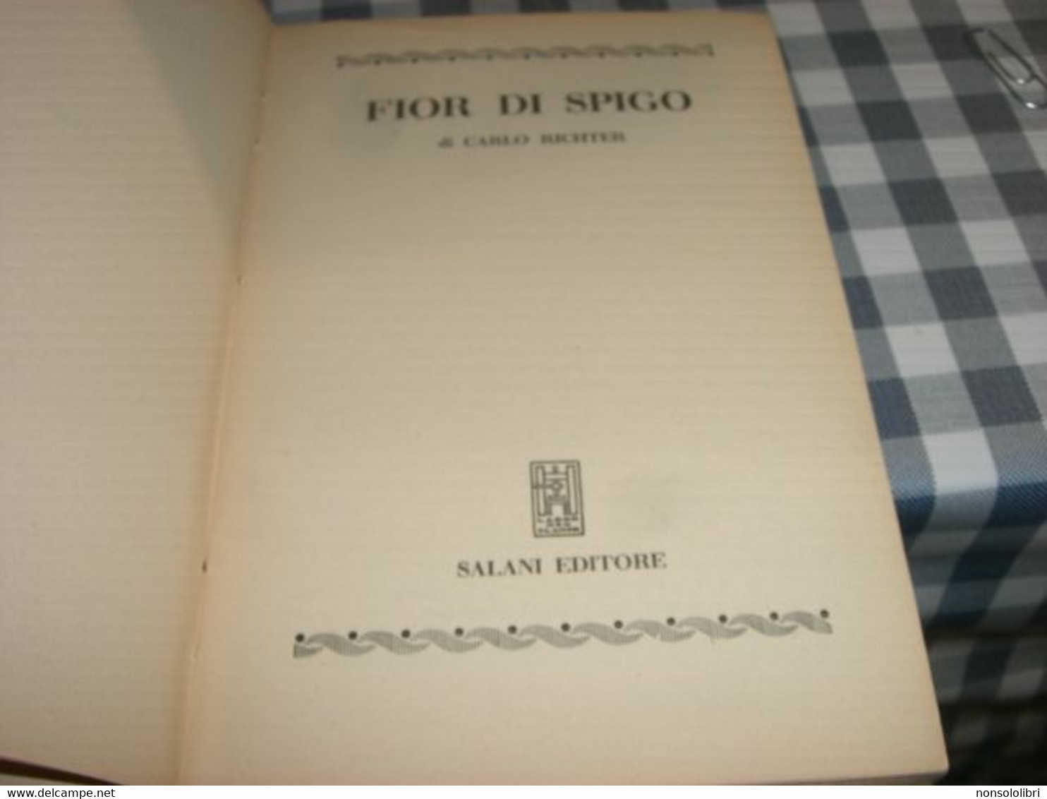 LIBRO "FIOR DI SPIGO " BIBLIOTECA DEI MIEI RAGAZZI N.37 - Bambini E Ragazzi