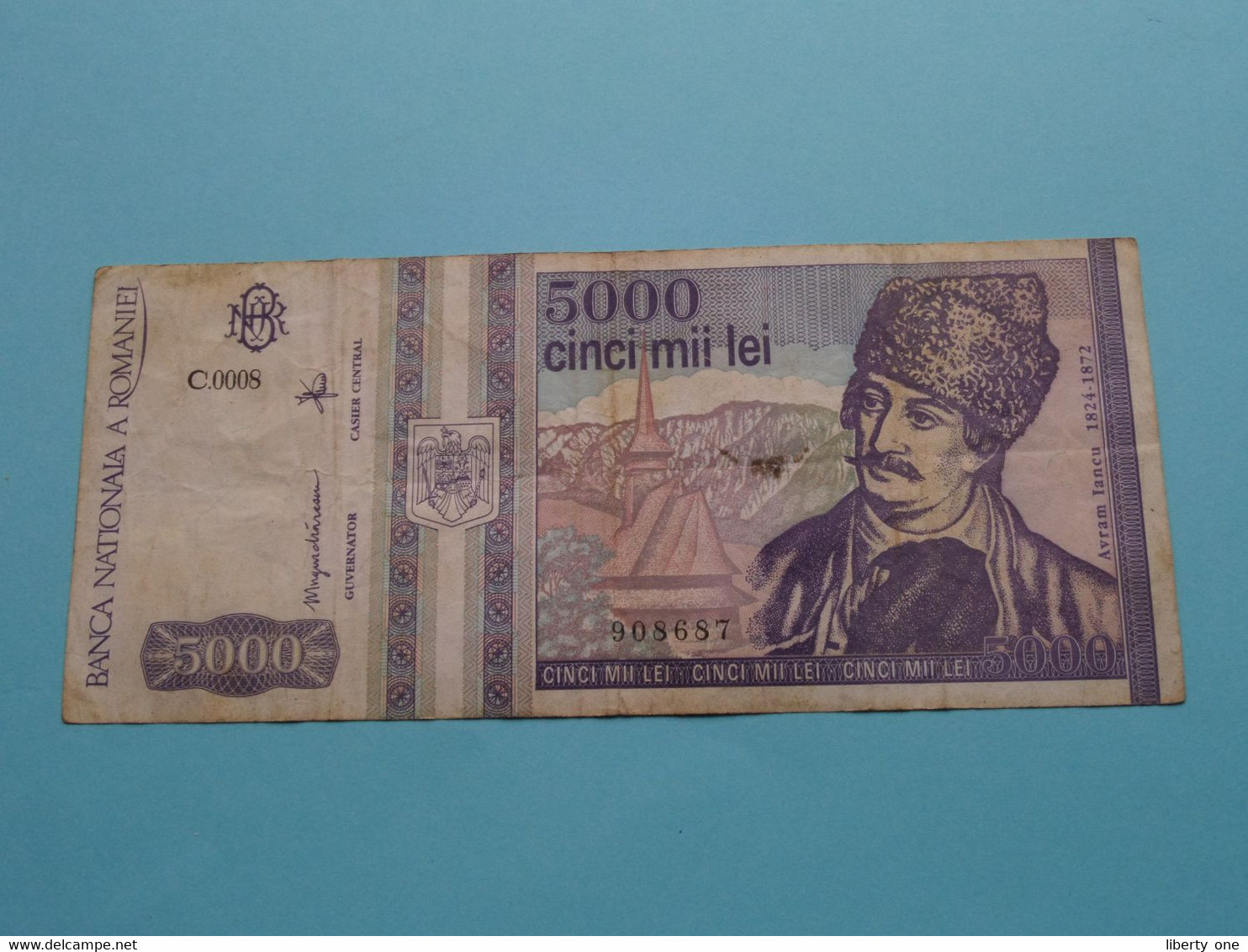 5000 Cinci Mii Lei ( Mai 1993 ) 908687 - C.0008 ( For Grade, Please See SCANS ) Circulated ! - Romania