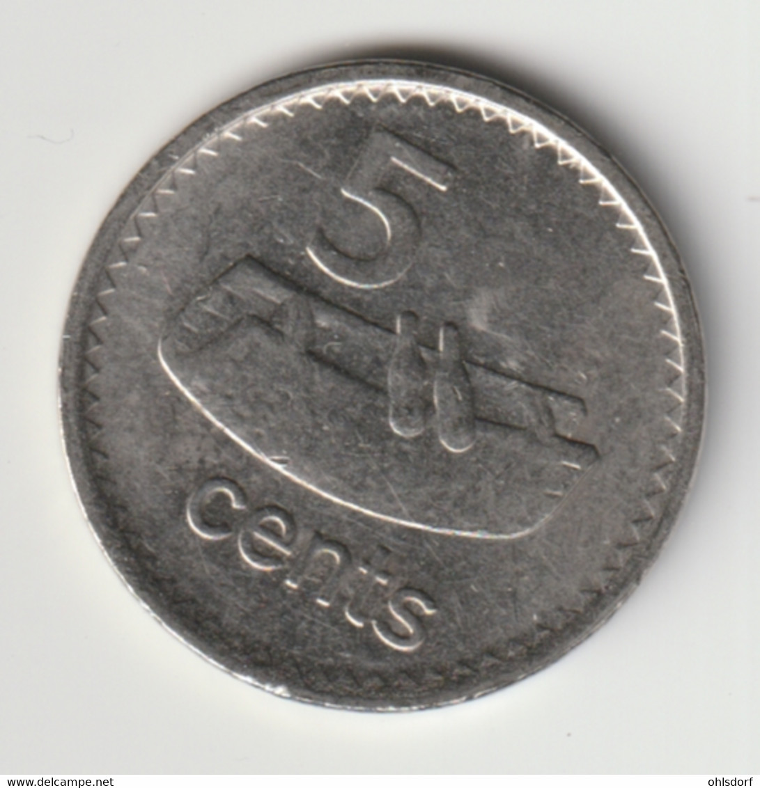 FIJI 2009: 5 Cents, KM 119 - Fidji