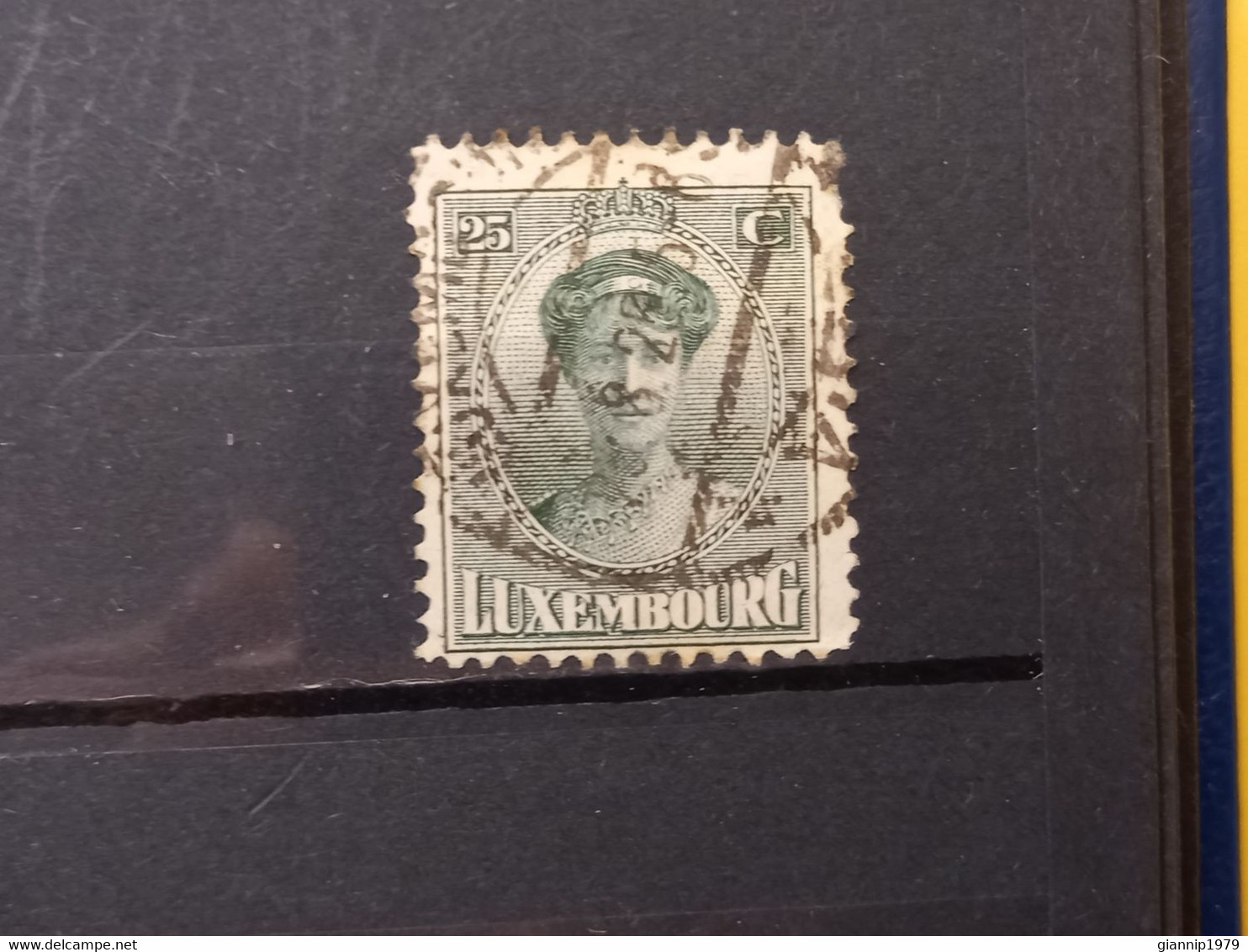 FRANCOBOLLI STAMPS LUSSEMBURGO LUXEMBOURG 1921 USED SERIE GRAN DUCHESSA CHARLOTTE OBLITERE' - 1921-27 Charlotte Di Fronte