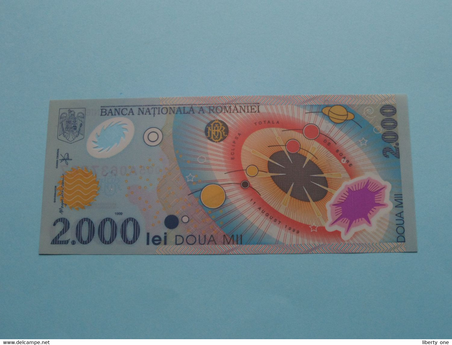 2.000 Lei ( 1999 ) 005A0637287 ( For Grade, Please See SCANS ) UNC ! - Rumania