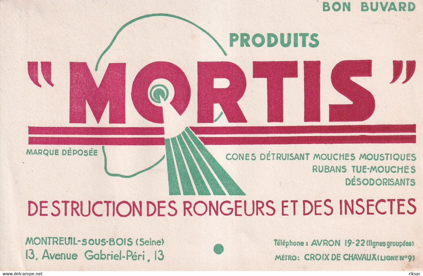 BUVARD(INSECTICIDE) MORTIS - I