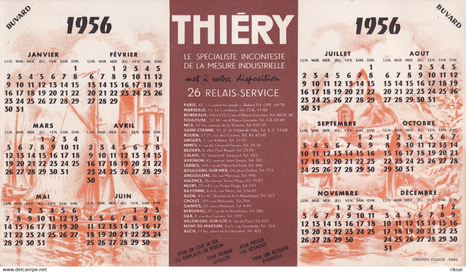 BUVARD(THIERRY) CALENDRIER(MESURE INDUSTRIELLE) - C