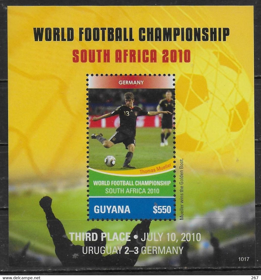 GUYANA   BF 529  * *  ( Cote 8 E ) Cup 2010  Football Soccer Fussball  Thomas Muller - 2010 – South Africa