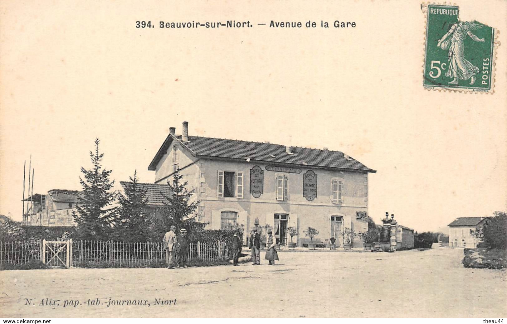 ¤¤   -  BEAUVOIR-sur-NIORT    -  Avenue De La Gare  -  Hôtel De La Gare        -   ¤¤ - Beauvoir Sur Niort