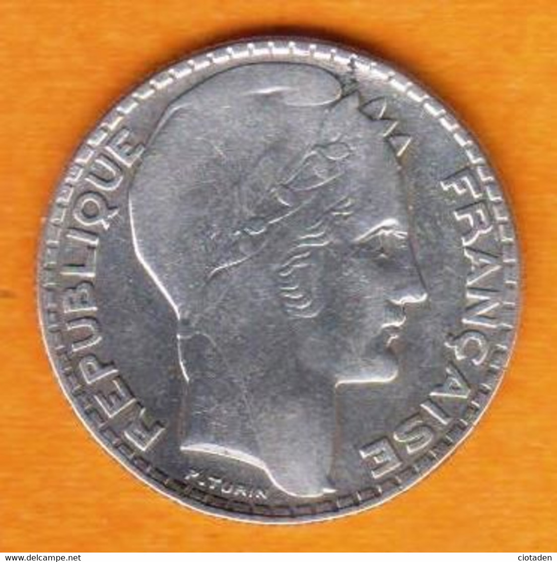 France - 10F Turin - ARGENT - 1931 - 10 Francs