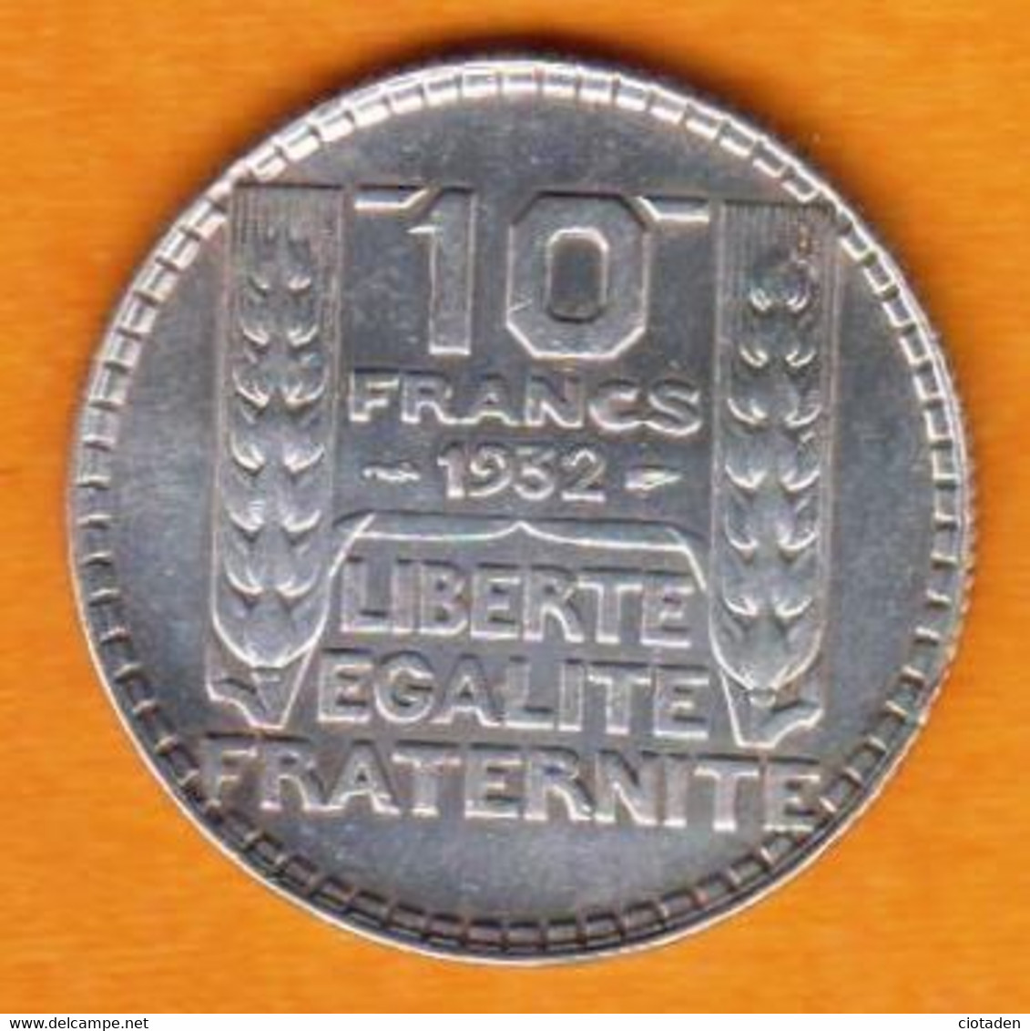 France - 10F Turin - ARGENT - 1932 - 10 Francs