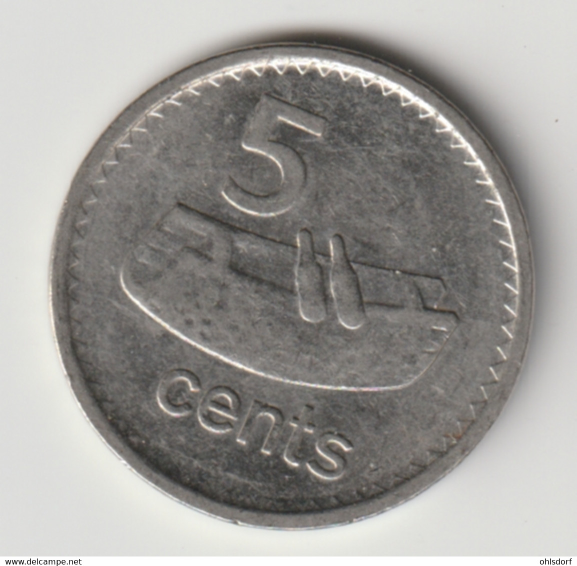 FIJI 2010: 5 Cents, KM 119 - Fidji