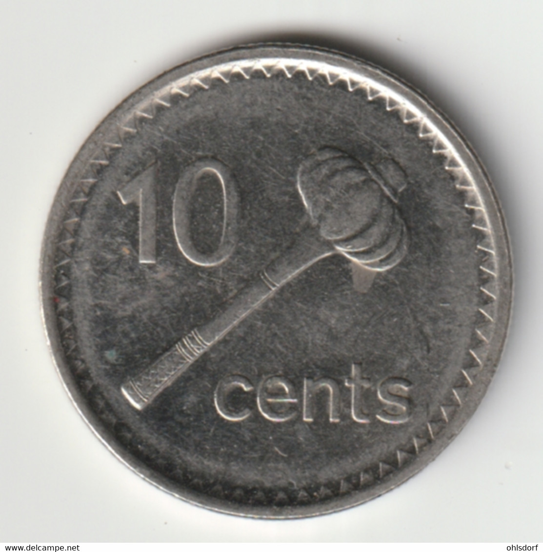 FIJI 2010: 10 Cents, KM 120 - Fiji