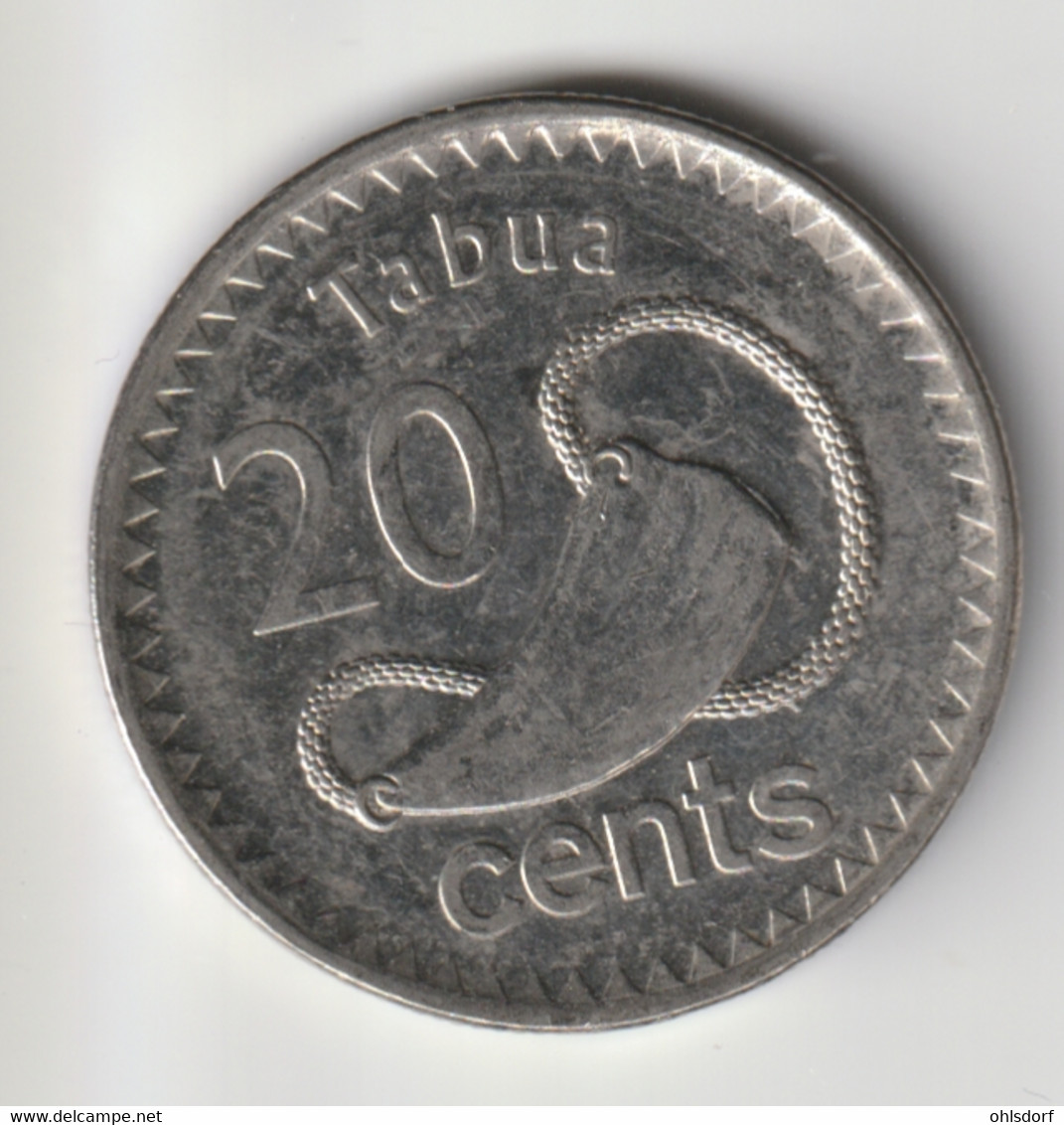 FIJI 2012: 20 Cents, KM 334 - Fiji