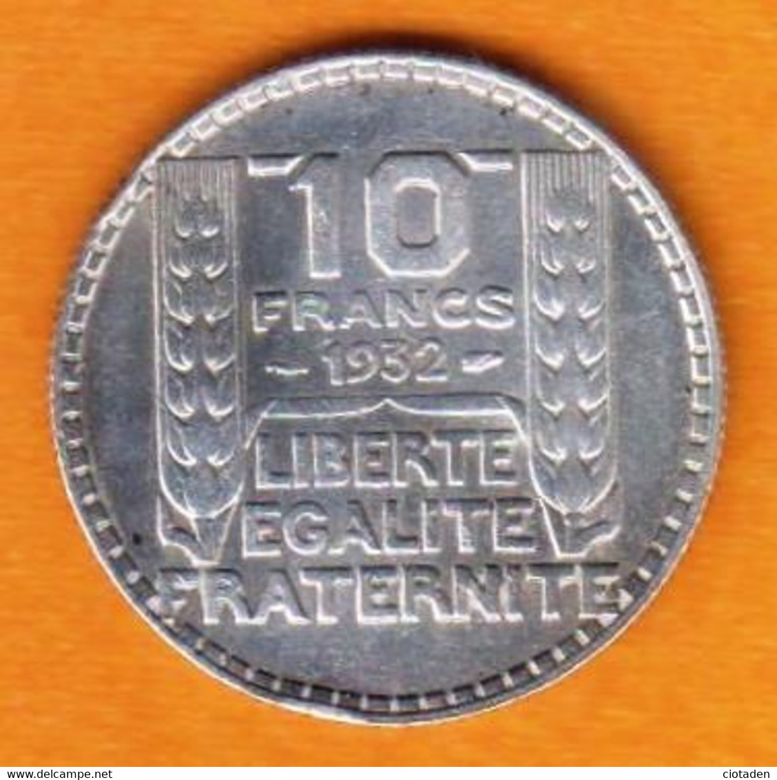 France - 10F Turin - ARGENT - 1932 - 10 Francs