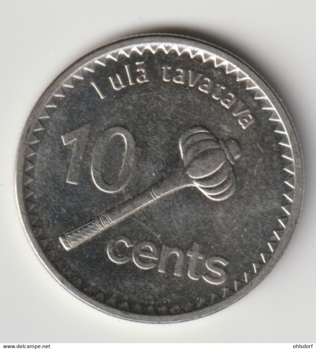 FIJI 2013: 10 Cents, KM 333 - Fiji
