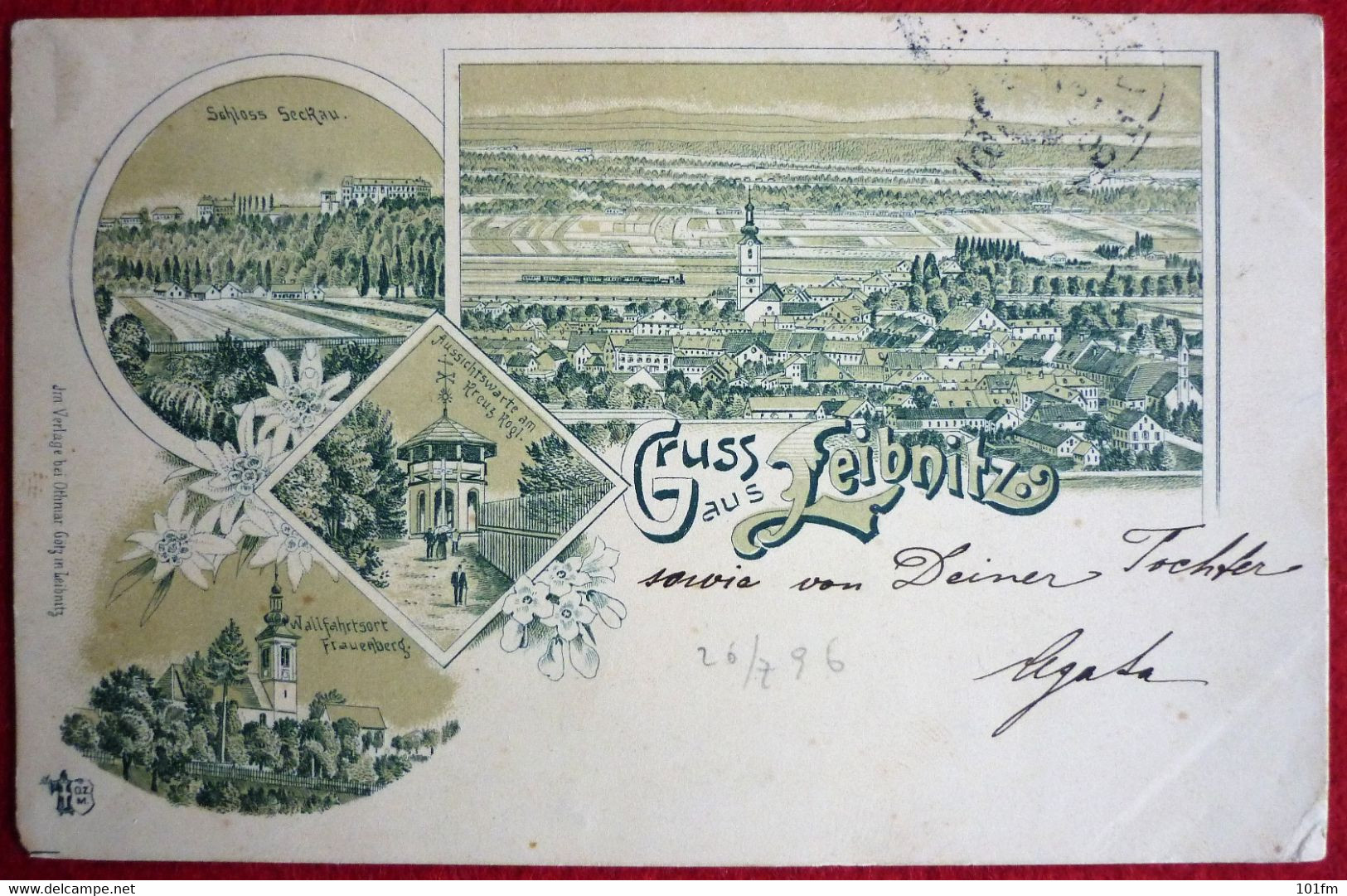 GRUSS AUS LEIBNITZ , USED 1896 - Leibnitz