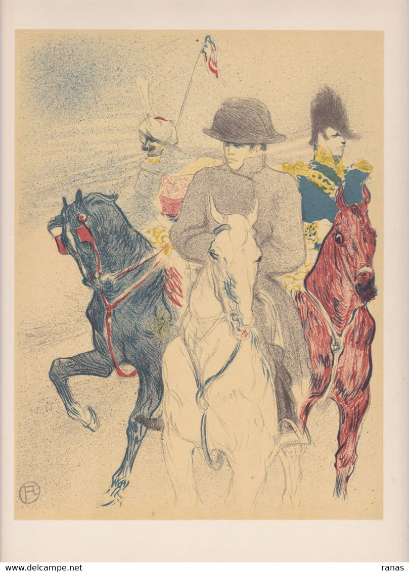 Affiche Lithographie Toulouse Lautrec Art Nouveau Style Les Maitres De L'affiche Napoléon - Afiches