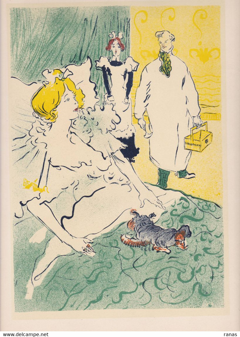 Affiche Lithographie Toulouse Lautrec Art Nouveau Style Les Maitres De L'affiche - Posters