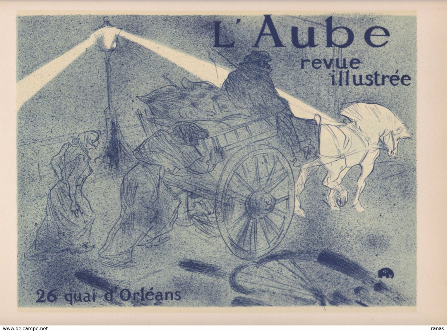 Affiche Lithographie Toulouse Lautrec Art Nouveau Style Les Maitres De L'affiche - Plakate