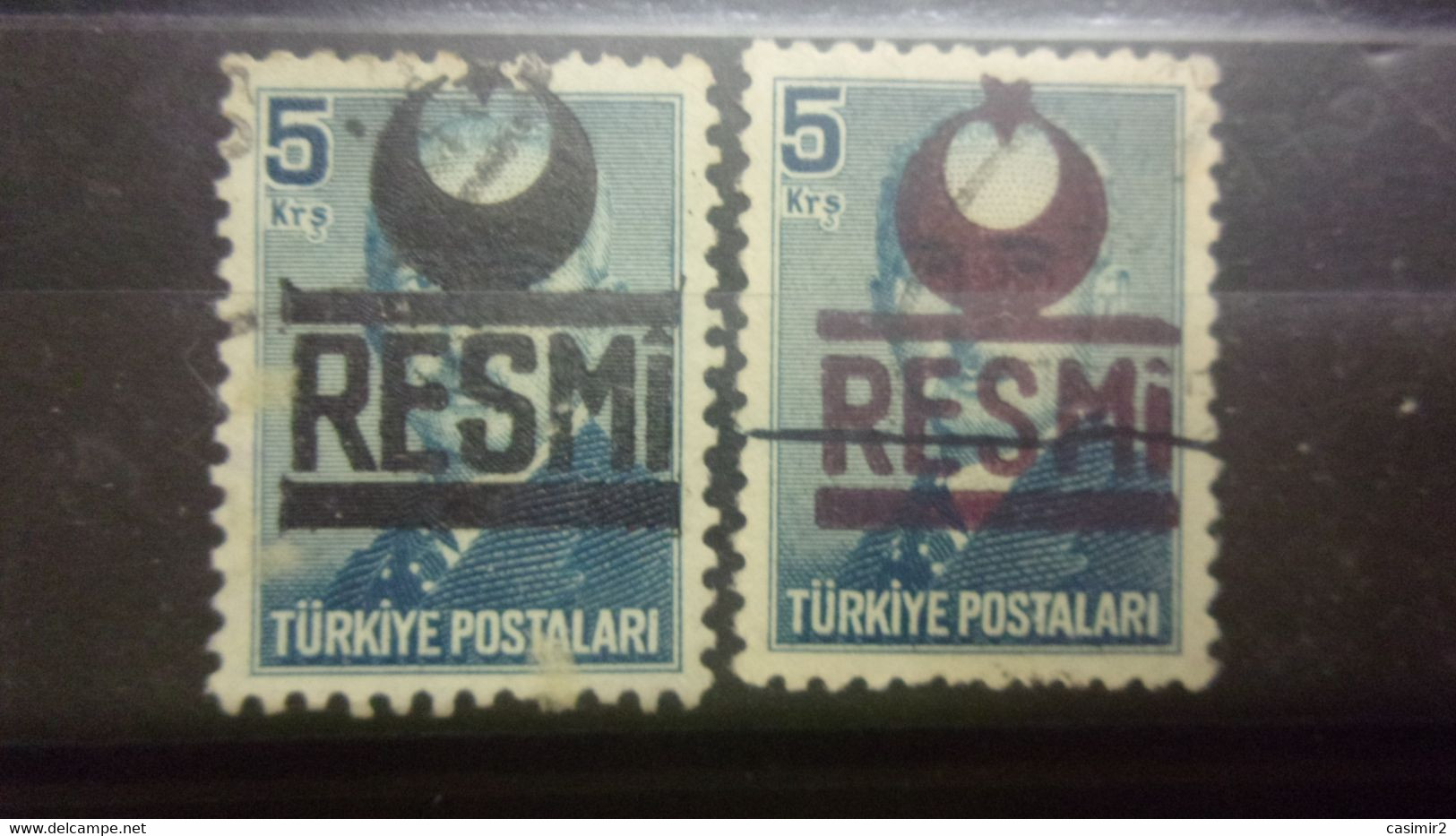 TURQUIE  Service YVERT N° 14+19 - Official Stamps