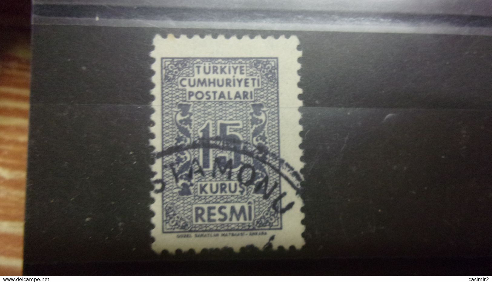 TURQUIE  Service YVERT N° 77 - Timbres De Service